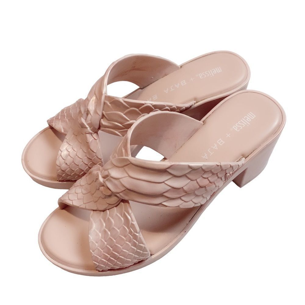 Y2k Baja East By Melissa Python Textured Chunky B… - image 3